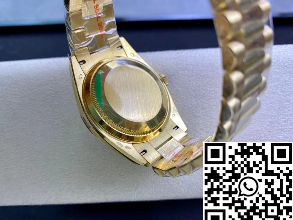 Factory Day-Date Gold Yellow Rolex Contemporary Gradual Dial Green M128238-0069 EW 1009 0722